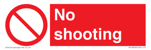 No shooting